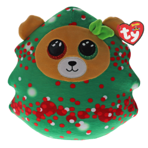 Squishy Beanies Everett Bamse som juletræ - TY Bamser
